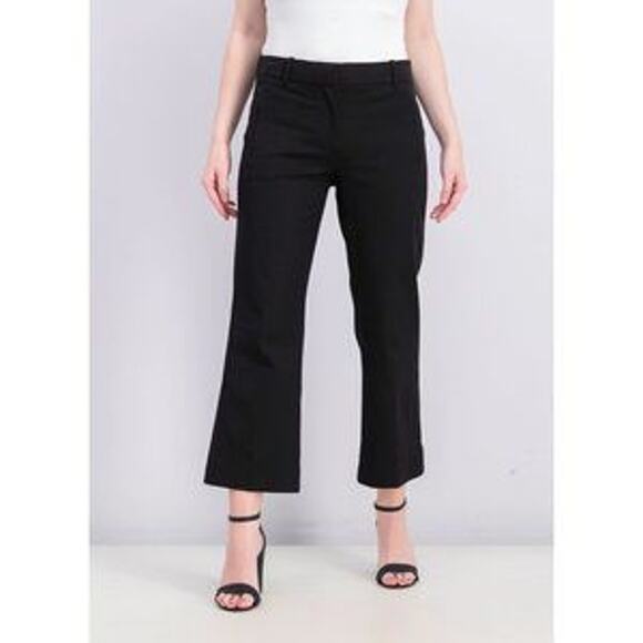 J. Crew Teddie Kick Flare Cropped Capri Pants – Black – Size 6 - Picture 7 of 7